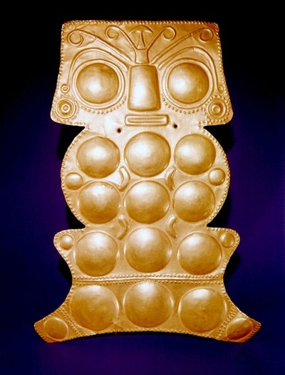 Pectoral from the headwaters of the Sinu river, possibly Calima style by Pre Columbian Pre Columbian